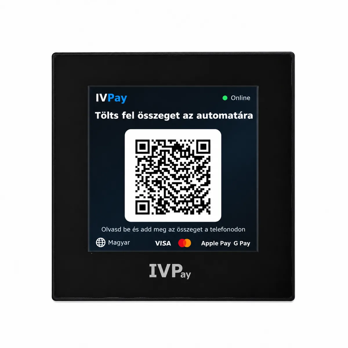 IVPay – QR feltöltés